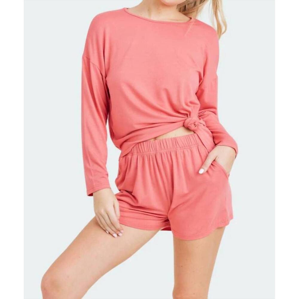 NEW KIMBERLY C 2 piece pajamas in rose